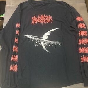 Blood Incantation Western Abominations 2017 Tour Concert Shirt XL